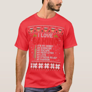 I Love Baking Gift Mom Christmas Cookies Cakes Ugl T-Shirt