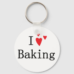 I Love Baking Keychain