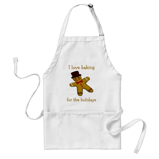 I Love Baking Standard Apron (Front)