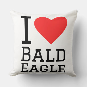 I love bald eagle throw pillow