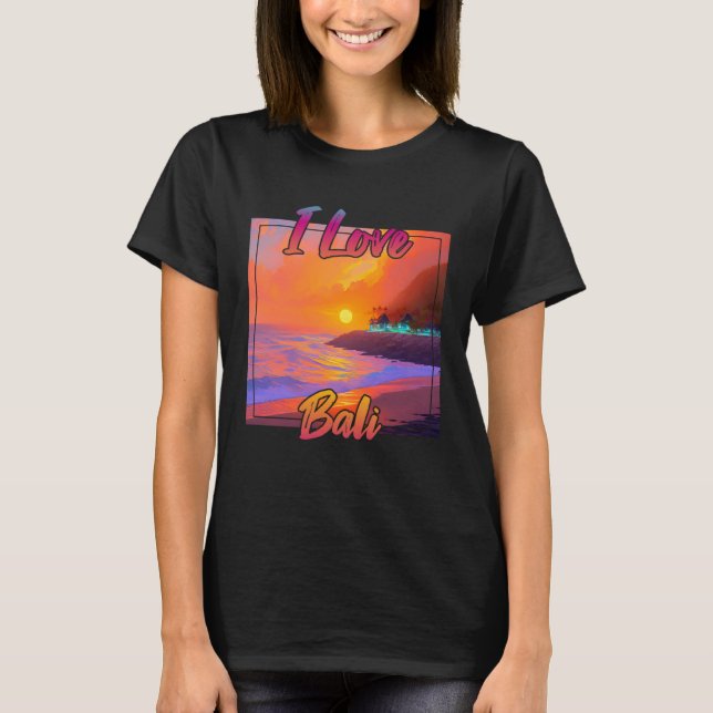 I Love Bali T-Shirt (Front)