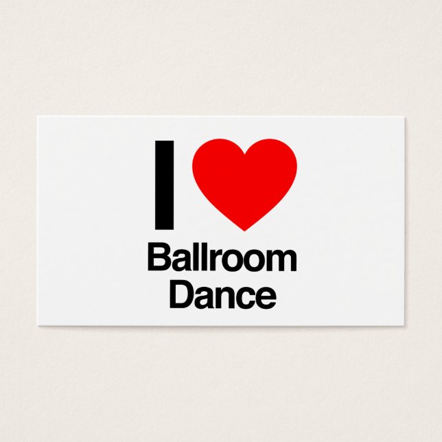 i love ballroom dance (Front)