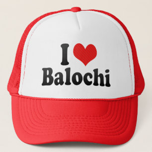 I Love Balochi Trucker Hat