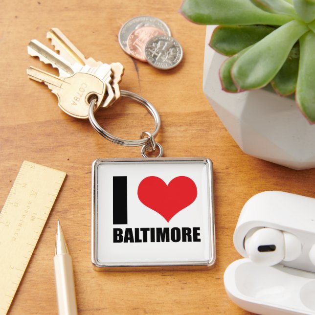 I love Baltimore Keychain (Desk)