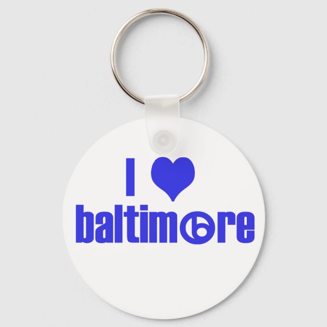 I Love Baltimore Keychain (Front)