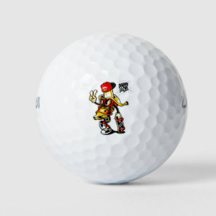 I Love Banana Rebel Golf Balls
