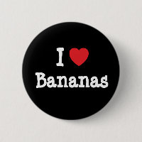 I love Bananas heart T-Shirt