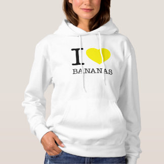 I LOVE BANANAS HOODIE