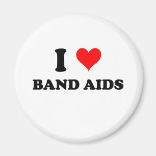 I Love Band Aids Magnet