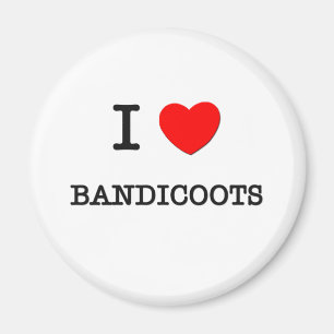 I Love BANDICOOTS Magnet