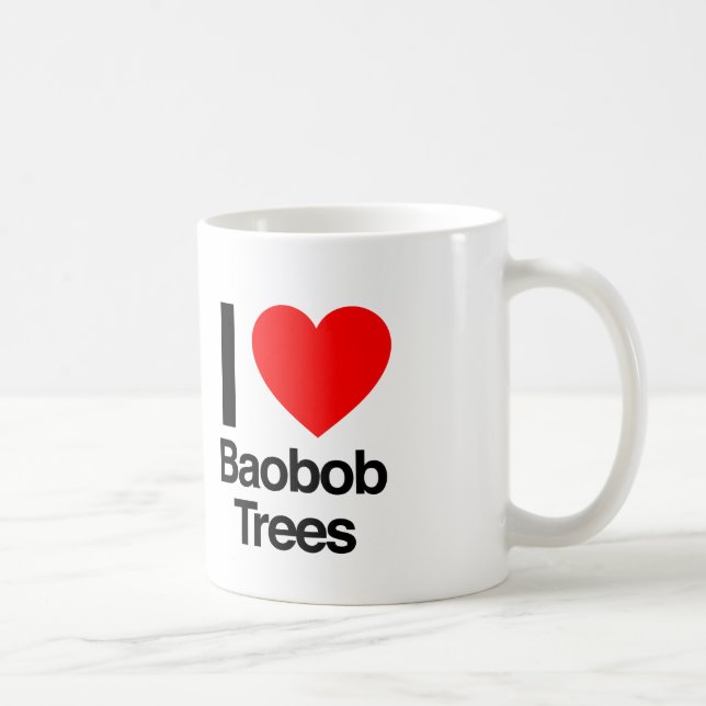 i love baobob trees coffee mug (Right)