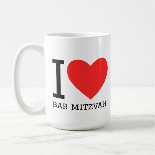 I love bar mitzvah coffee mug