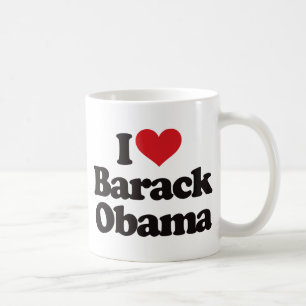 I Love Barack Obama Coffee Mug