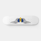 I Love Barbados -wings Skateboard (Horz)