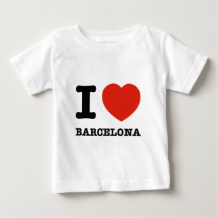 I Love Barcelona Baby T-Shirt