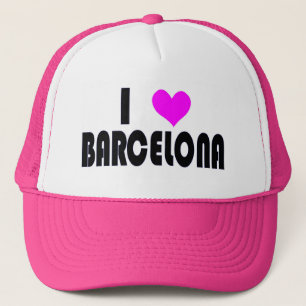 I Love Barcelona hat