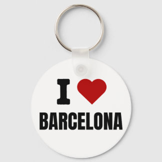 I love Barcelona - I heart Barcelona Spain Keychain