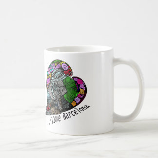 I Love Barcelona - The Flower City Coffee Mug