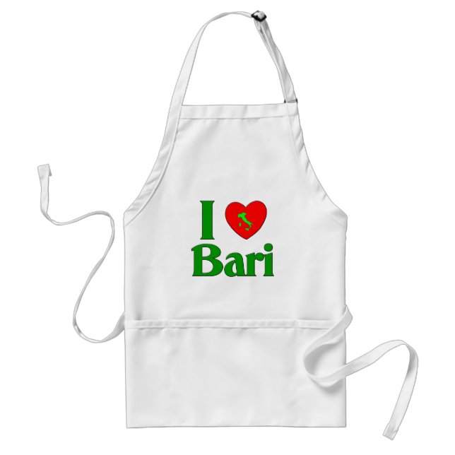 I  Love Bari Italy Standard Apron (Front)