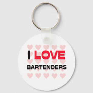 I LOVE BARTENDERS KEYCHAIN