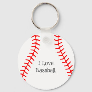 I love Baseball Keychain