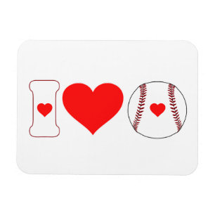 I love baseball magnet