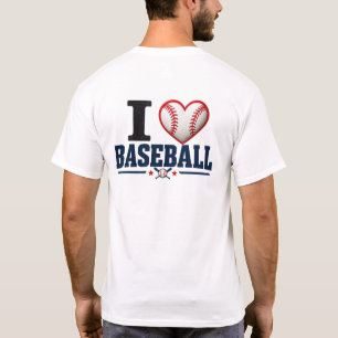 I Love Baseball Men’s T-Shirt   Baseball Dad Shirt