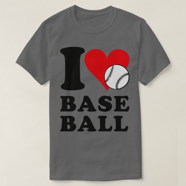 I love baseball T-Shirt (Design Front)