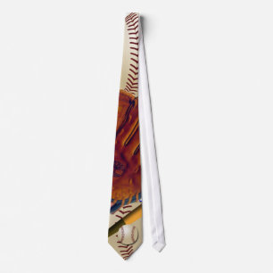 I Love Baseball Tie