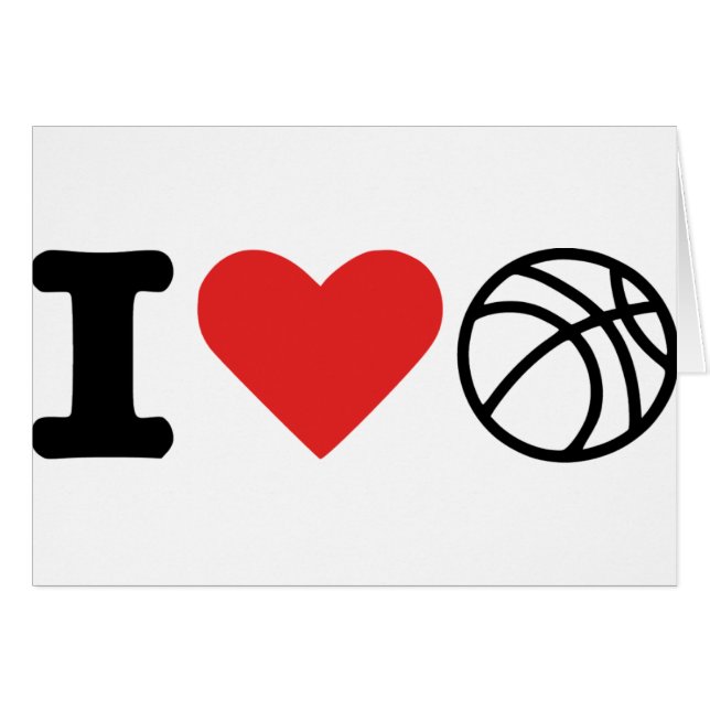 I love basketball (Front Horizontal)
