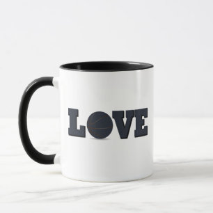 I Love basketball game Mug