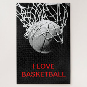 I Love Basketball Jigsaw Puzzle