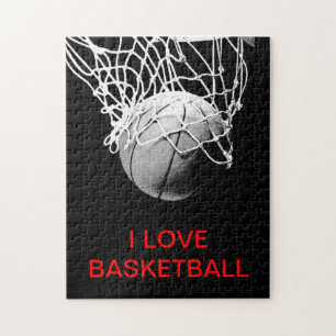 I Love Basketball Jigsaw Puzzle