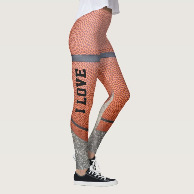 I Love Basketball Leggings (Right)