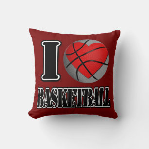 I love Basketball Pillow