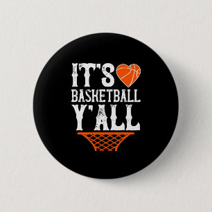 I Love Basketball Sports 2 Inch Round Button