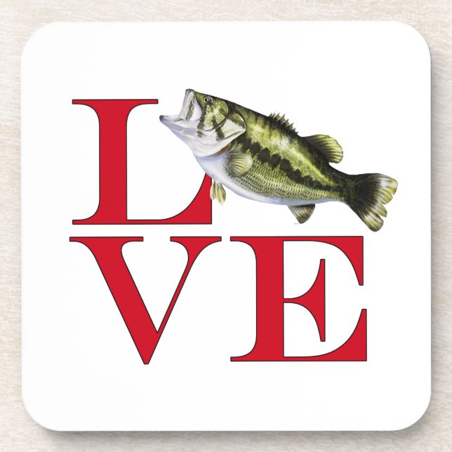 I Love Bass Coaster (Front)