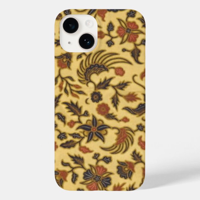 I love Batik iPhone Case (Back)