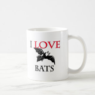 I Love Bats Coffee Mug