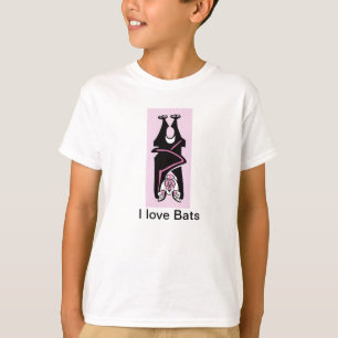I love Bats- Wildlife - Animal graphic -Boys T-Shirt