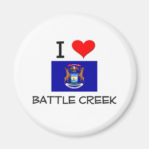 I Love Battle Creek Michigan Magnet