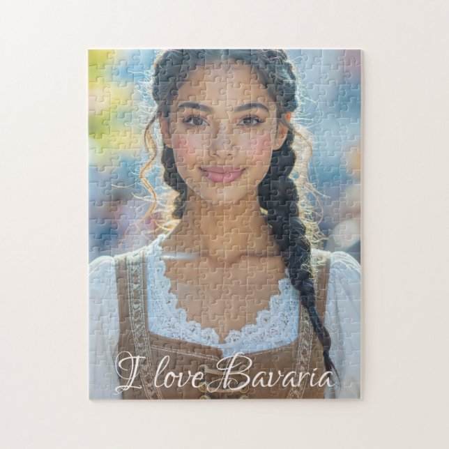 I LOVE BAVARIA JIGSAW PUZZLE (Vertical)