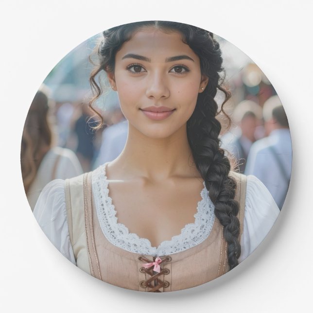 I LOVE BAVARIA PAPER PLATE (Front)