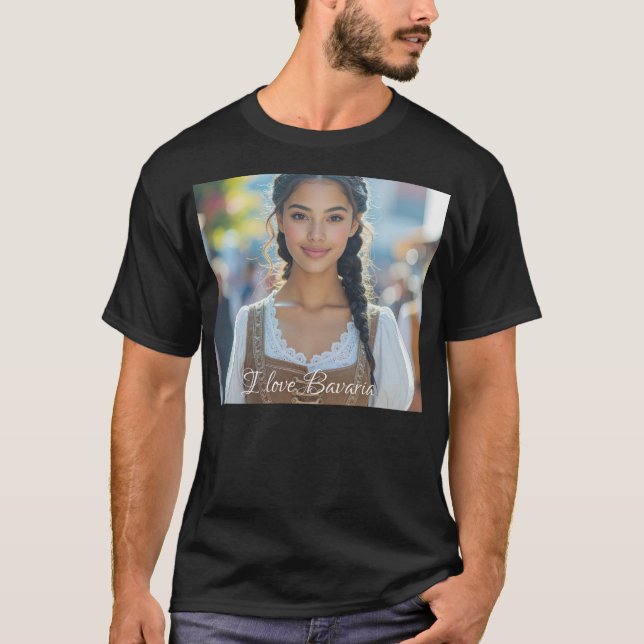 I LOVE BAVARIA T-Shirt (Front)