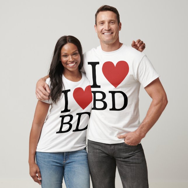 I ❤️ Love BD (For Building Department Employees) T-Shirt (Unisex)