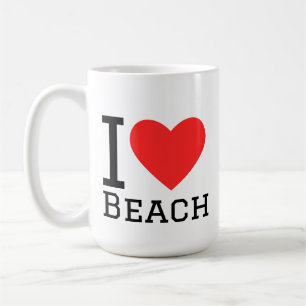 I love beach coffee mug