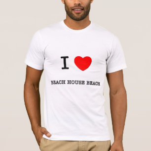 I Love BEACH HOUSE BEACH Hawaii T-Shirt
