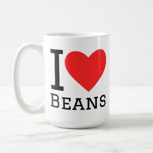 I love beans coffee mug