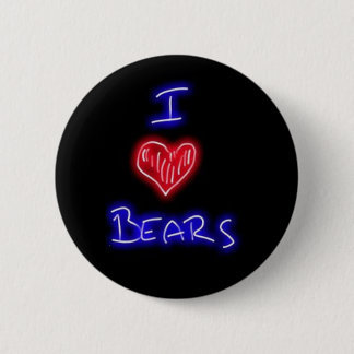i love bears 2 inch round button