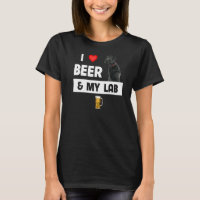 I Love Beer And My Black Lab Mom Dad Labrador Retr